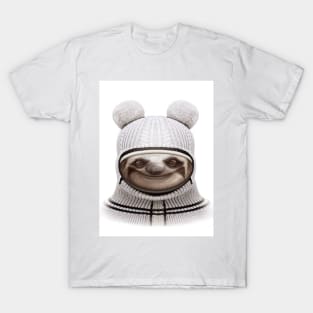 sloth wearing sweater T-Shirt